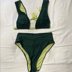 Stylish Green Bikini Set